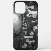 's Nachts op het kerkhof - Angel met Devil Case-Mate iPhone Case (Achterkant)
