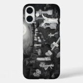's Nachts op het kerkhof - Angel met Devil Case-Mate iPhone Case (Achterkant)