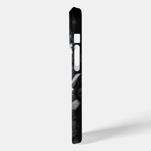 's Nachts op het kerkhof - Angel met Devil Case-Mate iPhone Case (Achterkant / Links)