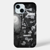 's Nachts op het kerkhof - Angel met Devil Case-Mate iPhone Case (Achterkant)