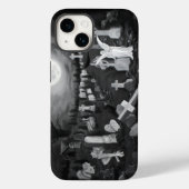 's Nachts op het kerkhof - Angel met Devil Case-Mate iPhone Case (Achterkant)