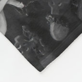 's Nachts op het kerkhof - Angel met Devil Fleece Deken (Hoek)