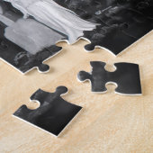 's Nachts op het kerkhof - Angel met Devil Legpuzzel (Zijkant)