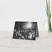 's Nachts op het kerkhof - Angel met Devil Notitiekaartje (Voorkant)