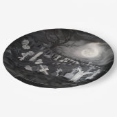 's Nachts op het kerkhof - Angel met Devil Papieren Bordje (Gekanteld)