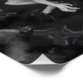 's Nachts op het kerkhof - Angel met Devil Perfect Poster (Hoek)