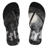 's Nachts op het kerkhof - Angel met Devil Teenslippers (Voetbed)