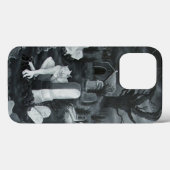 's Nachts op het kerkhof - Devil Case-Mate iPhone Case (Achterkant (horizontaal))