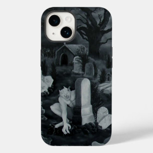's Nachts op het kerkhof - Devil Case-Mate iPhone 14 Hoesje