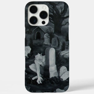 's Nachts op het kerkhof - Devil iPhone 16 Pro Max Hoesje
