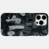 's Nachts op het kerkhof - Devil Case-Mate iPhone Case (Achterkant (horizontaal))