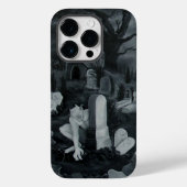 's Nachts op het kerkhof - Devil Case-Mate iPhone Case (Achterkant)
