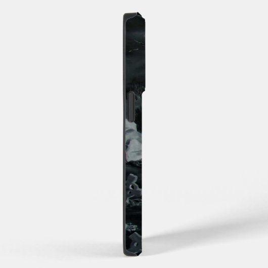 's Nachts op het kerkhof - Devil Case-Mate iPhone Case (Achterkant / Rechts)