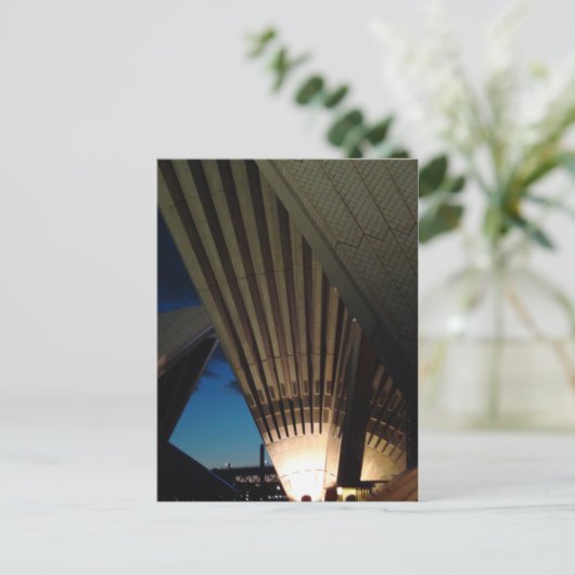 's nachts opera briefkaart (Staand voorkant)