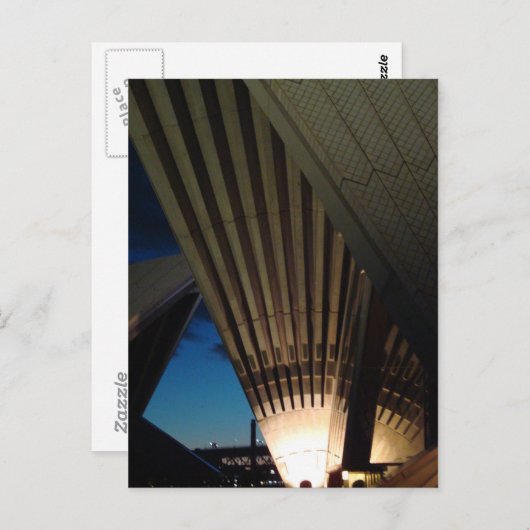 's nachts opera briefkaart (Voorkant / Achterkant)