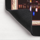 's Nachts reflecteert Mousepad Muismat (Hoek)