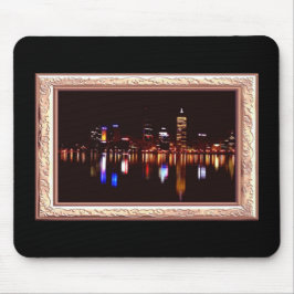 's Nachts reflecteert Mousepad Muismat