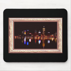 's Nachts reflecteert Mousepad Muismat