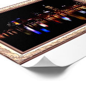 's Nachts reflecteert print (Hoek)