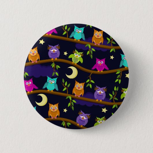 's nachts ronde button 5,7 cm (Voorkant)