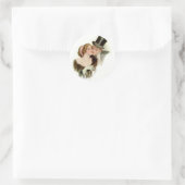 's Nachts Ronde Sticker (Tas)