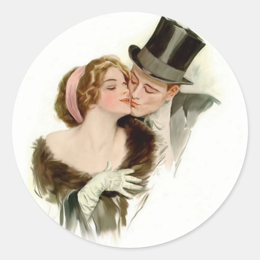 's Nachts Ronde Sticker (Voorkant)