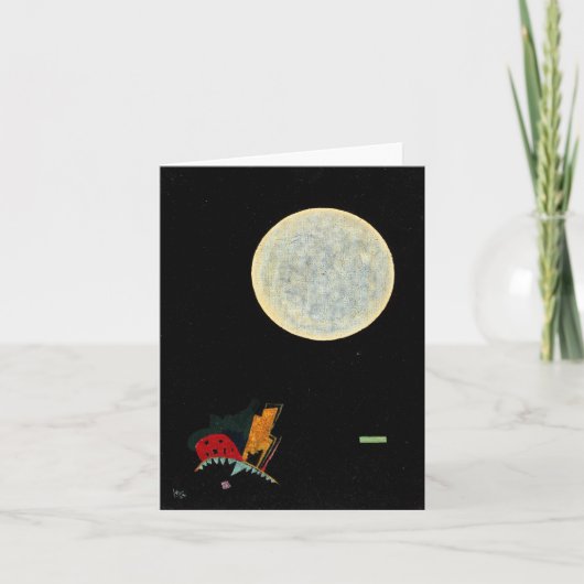 's Nachts schilderen door Wassily Kandinsky Bedankkaart (Voorkant)