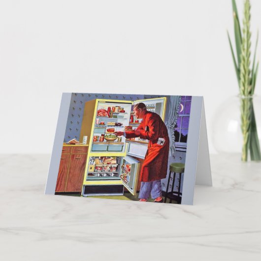  's nachts-snackbriefkaart kaart (Voorkant)