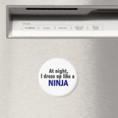 's Nachts verkleed ik me als een ninja Magneet (Insitu (Vaatwasser))