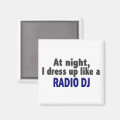 's Nachts verkleed ik me als een radio-dj Magneet (Voorkant / Achterkant)