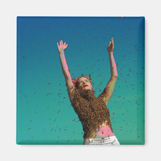 's Nachts vliegen Magneet (Voorkant)