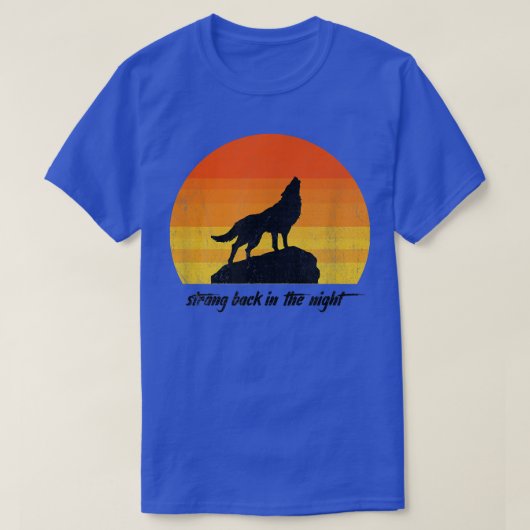 's nachts weer terug t-shirt (Design voorkant)