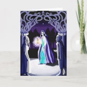 's Nachts weggaan Kaart (Voorkant)