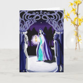 's Nachts weggaan Kaart (Gele Bloem)