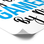 's Nachts zuster tegen dag gamer Poster (Hoek)