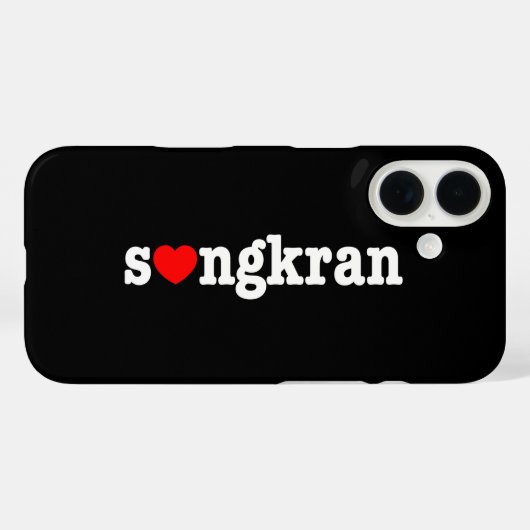 s❤ngkran ~ Hart (Liefde) Songkran Case-Mate iPhone Case (Achterkant (horizontaal))