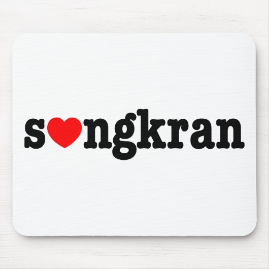 s ❤ ngkran ~ Heart (Love) Songkran Muismat (Voorkant)