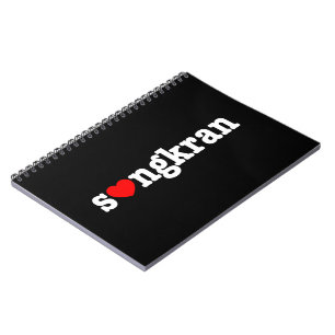 s ❤ ngkran ~ Heart (Love) Songkran Notitieboek