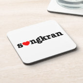 s ❤ ngkran ~ Heart (Love) Songkran Onderzetter (Linkerzijde)