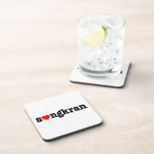 s ❤ ngkran ~ Heart (Love) Songkran Onderzetter (Rechterzijde)