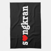 s ❤ ngkran ~ Heart (Love) Songkran Theedoek (Verticaal)