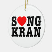 S ❤ NGKRAN ~ Heart Songkran Keramisch Ornament (Links)