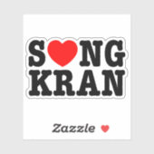 S ❤ NGKRAN ~ Heart Songkran Sticker (Vel)