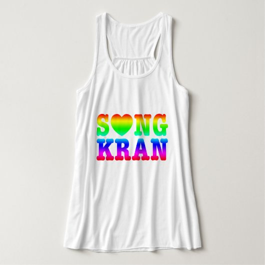 S ❤ NGKRAN ~ Heart Songkran Tanktop (Design voorkant)