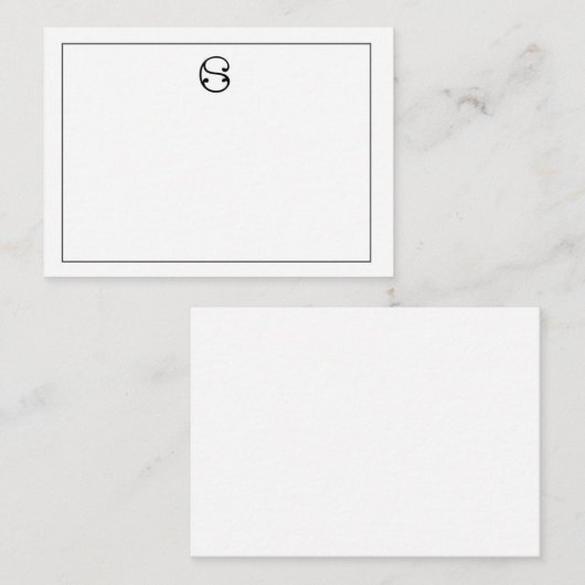 S NOTITIEKAARTJE (Voorkant / Achterkant)