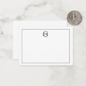 S NOTITIEKAARTJE (Voorkant / Achterkant in situ)