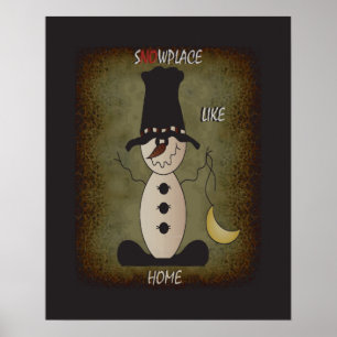 S"nu" een plek als thuis   Christmas Poster