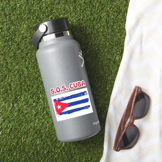 S.O.S. CUBA STICKER (HydroFlask Insitu)