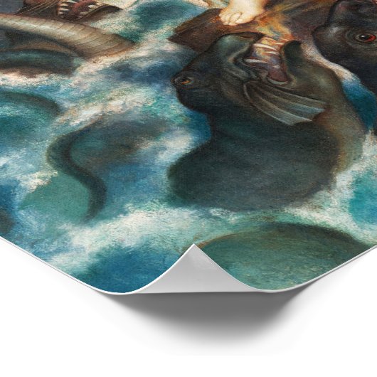 S.O.S. | Evelyn De Morgan Poster (Hoek)