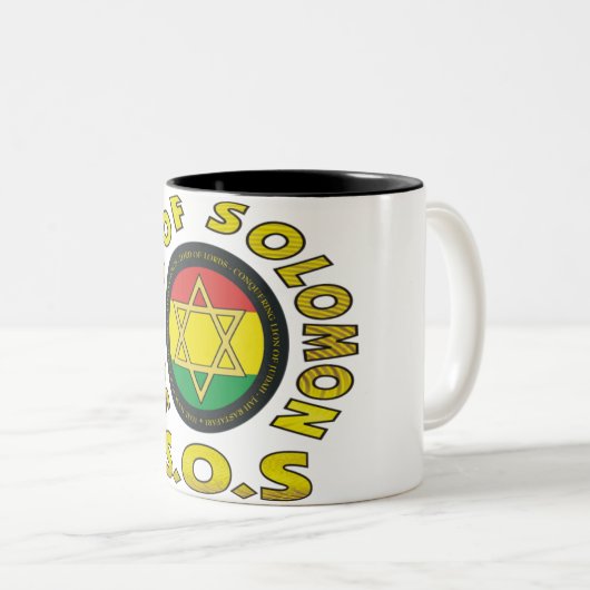 S.O.S.-Mok Tweekleurige Koffiemok (Voorkant rechts)